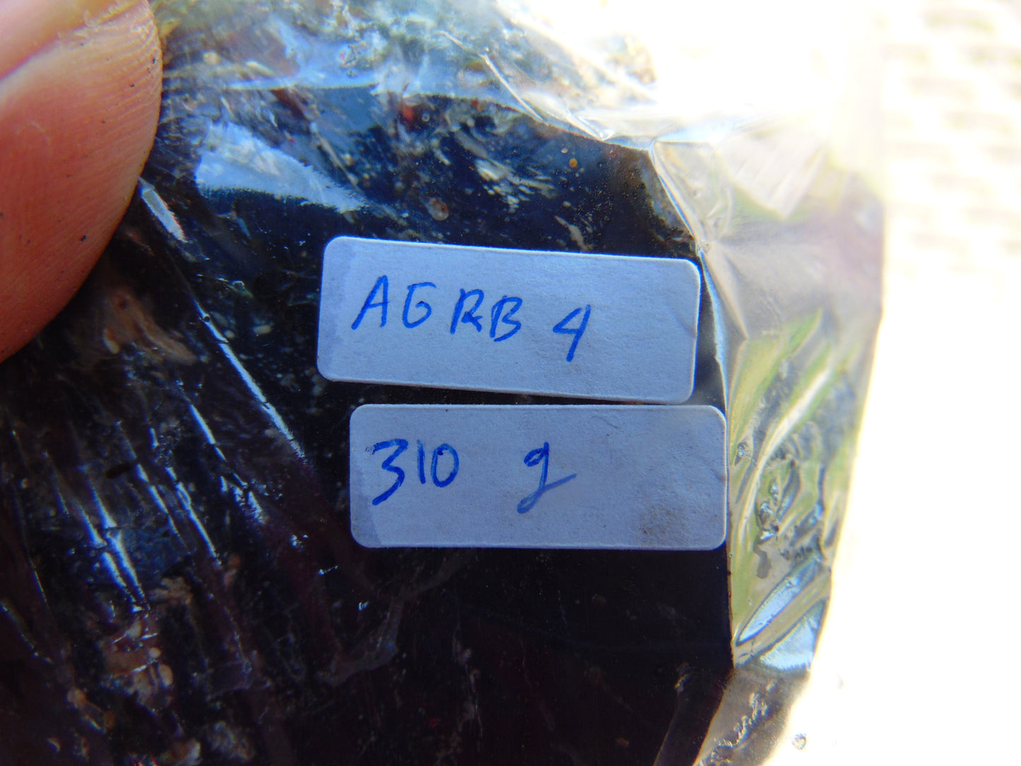 310 gram Rough Raw Indonesian Blue Amber for Healing AGRB4