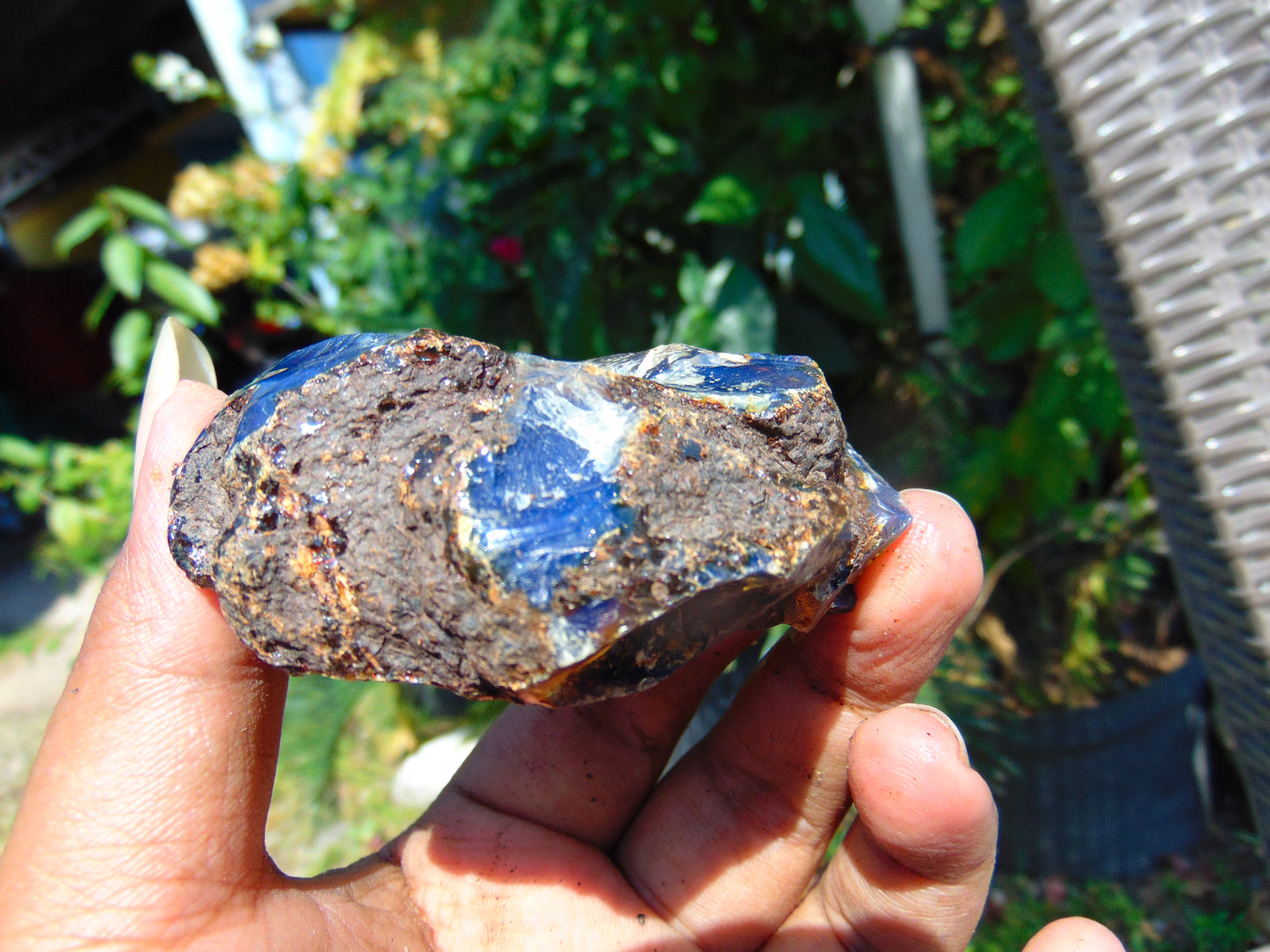 45 gram Rough Raw Indonesian Blue Amber for Healing AGRB20
