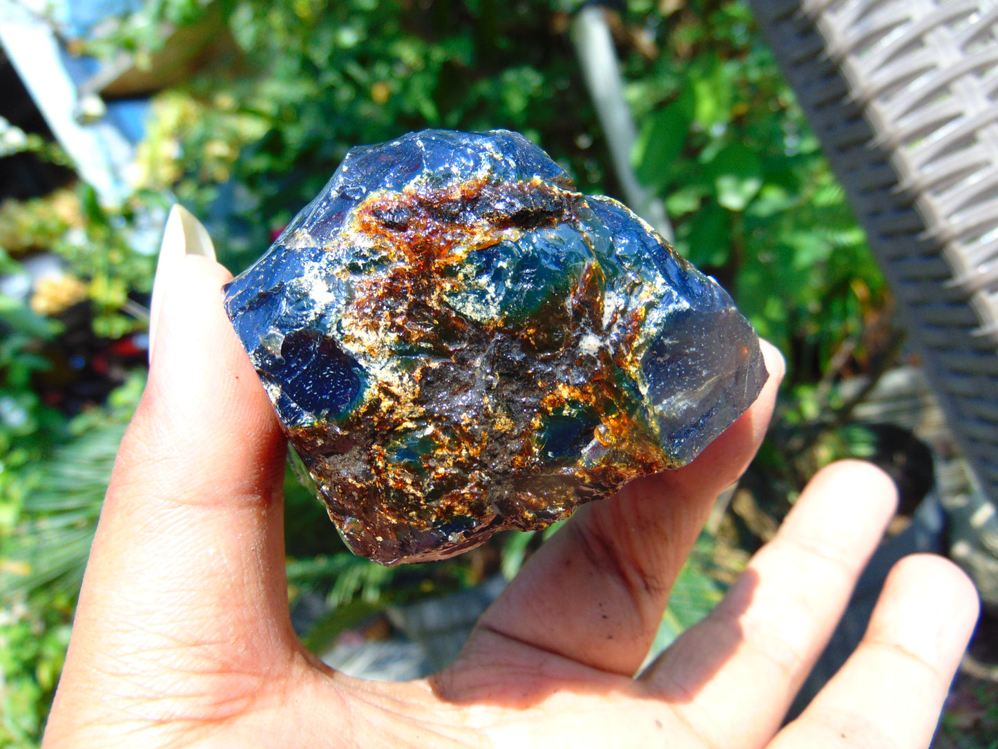 70 gram Rough Raw Indonesian Blue Amber for Healing AGRB13