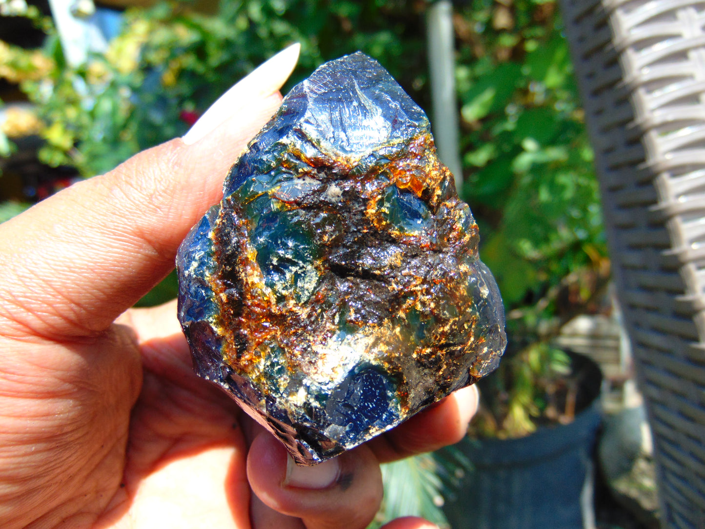 70 gram Rough Raw Indonesian Blue Amber for Healing AGRB13