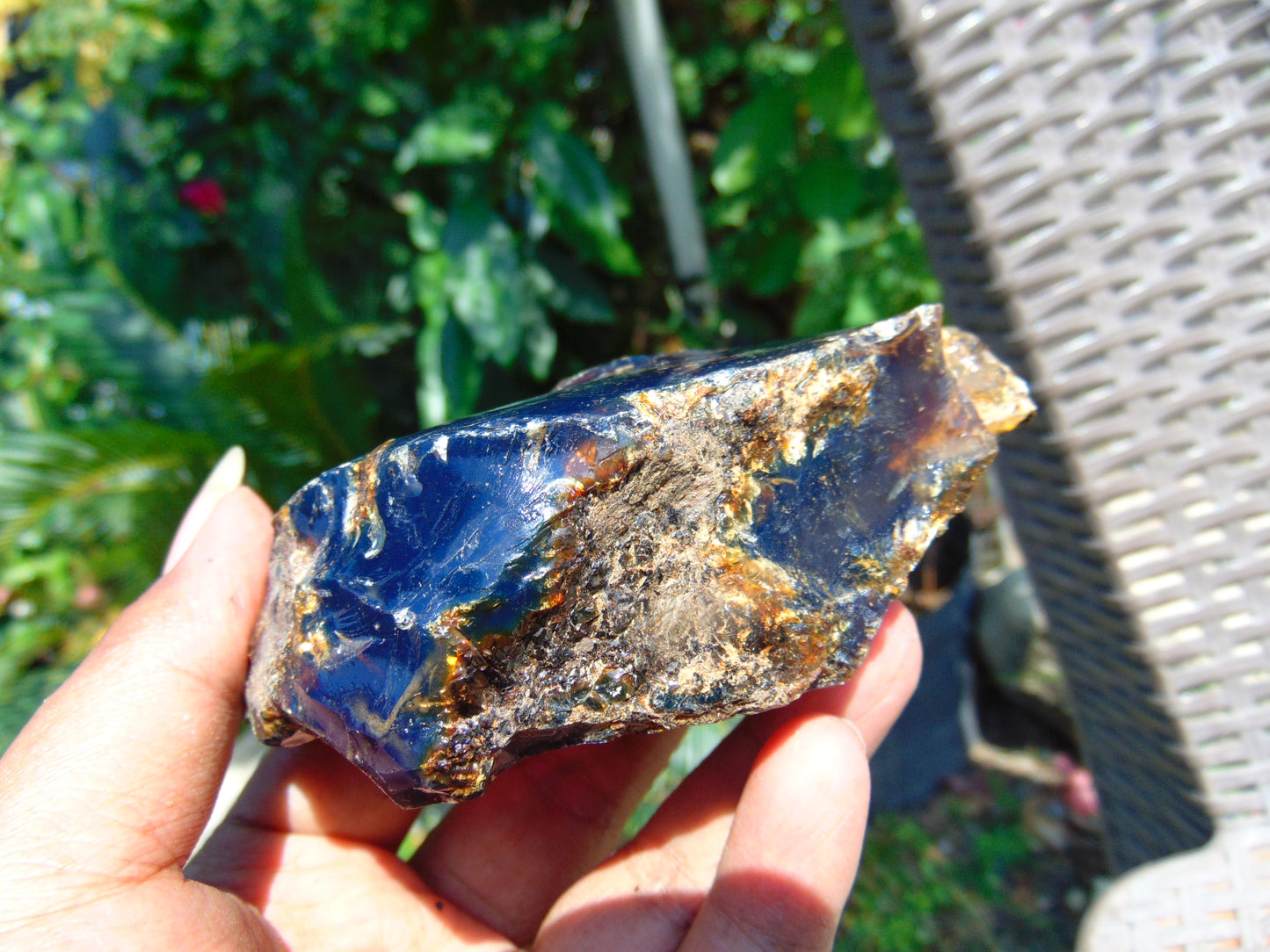 118 gram Rough Raw Indonesian Blue Amber for Healing AGRB10
