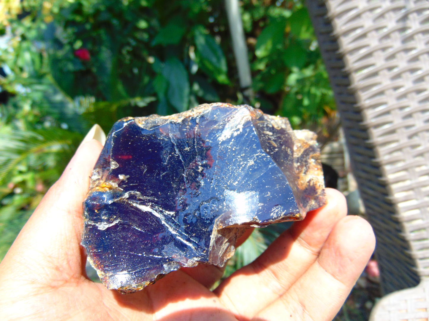 118 gram Rough Raw Indonesian Blue Amber for Healing AGRB10