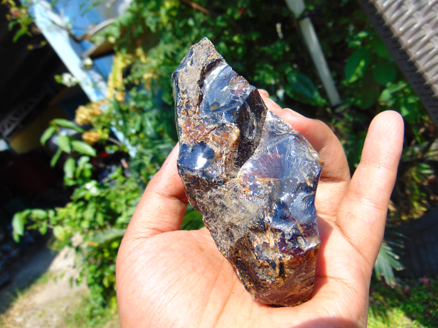 118 gram Rough Raw Indonesian Blue Amber for Healing AGRB10