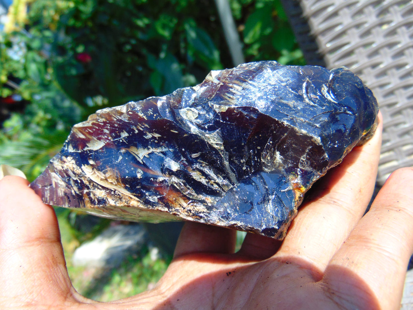 144 gram Rough Raw Indonesian Blue Amber for Healing AGRB3