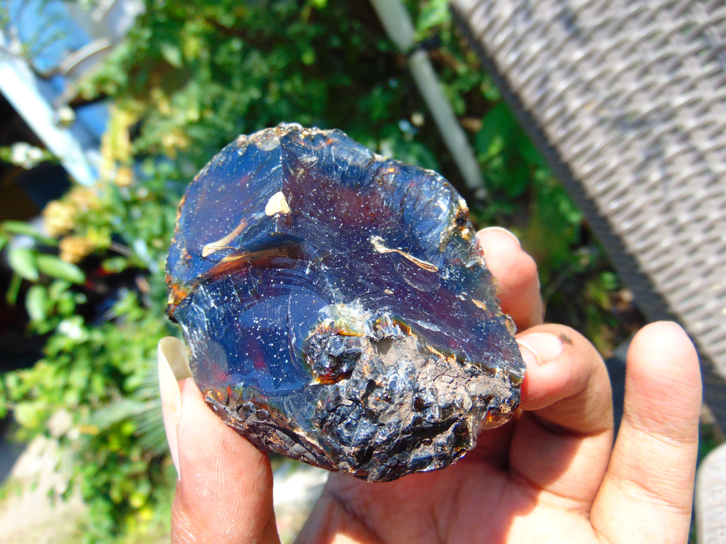 67 gram Rough Raw Indonesian Blue Amber for Healing AGRB73