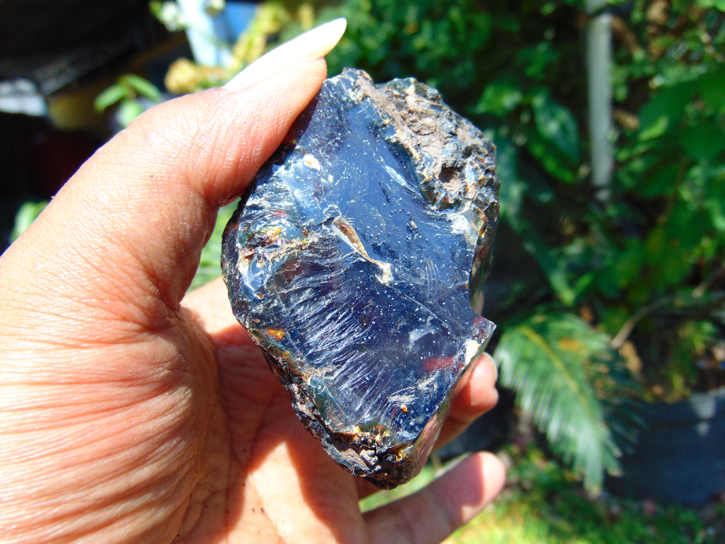 67 gram Rough Raw Indonesian Blue Amber for Healing AGRB73