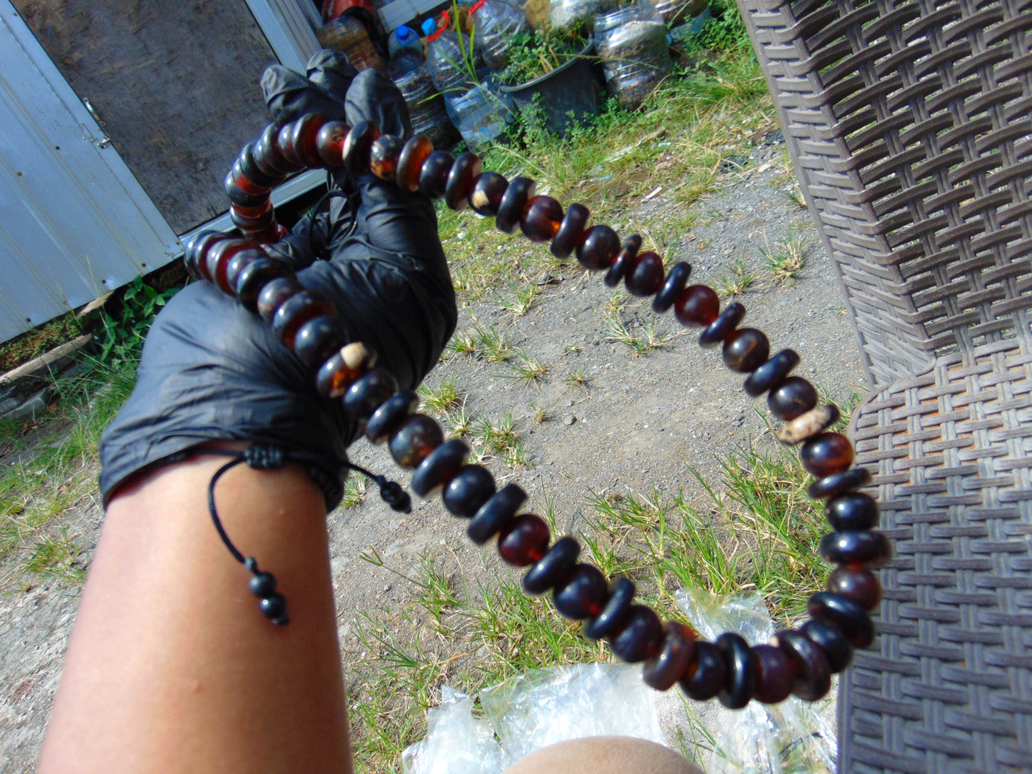 76 gram Small Beads Combination Necklace Indonesian Amber for Healing No.11
