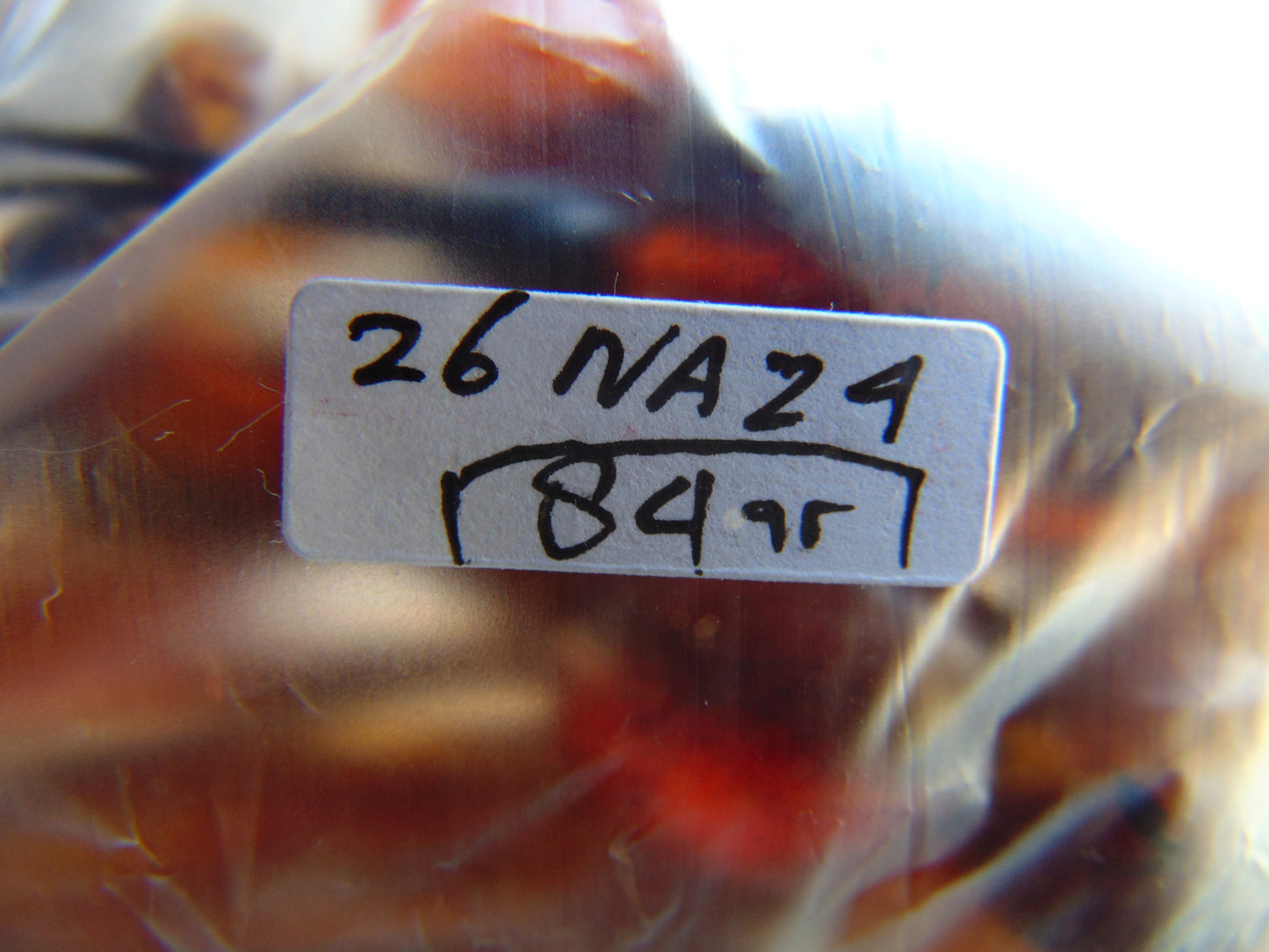 84 gr Small Necklace beads Indonesian Blue Amber for Healing 26NA24