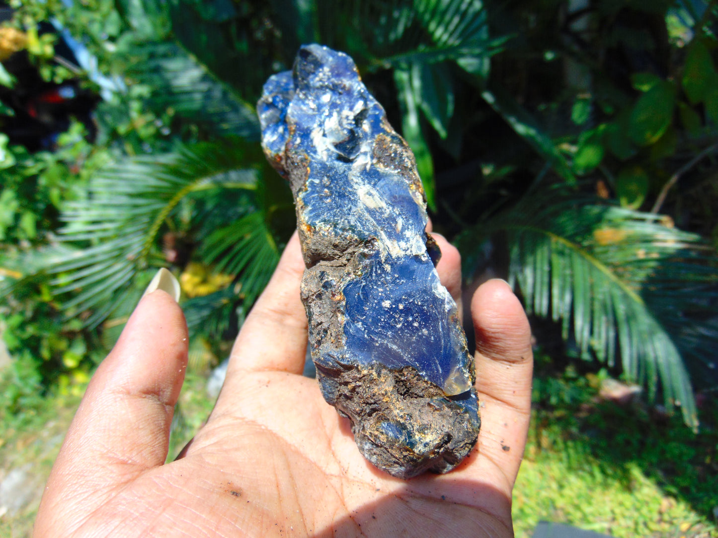 129 gram Rough Raw Indonesian Blue Amber for Healing AGRB25