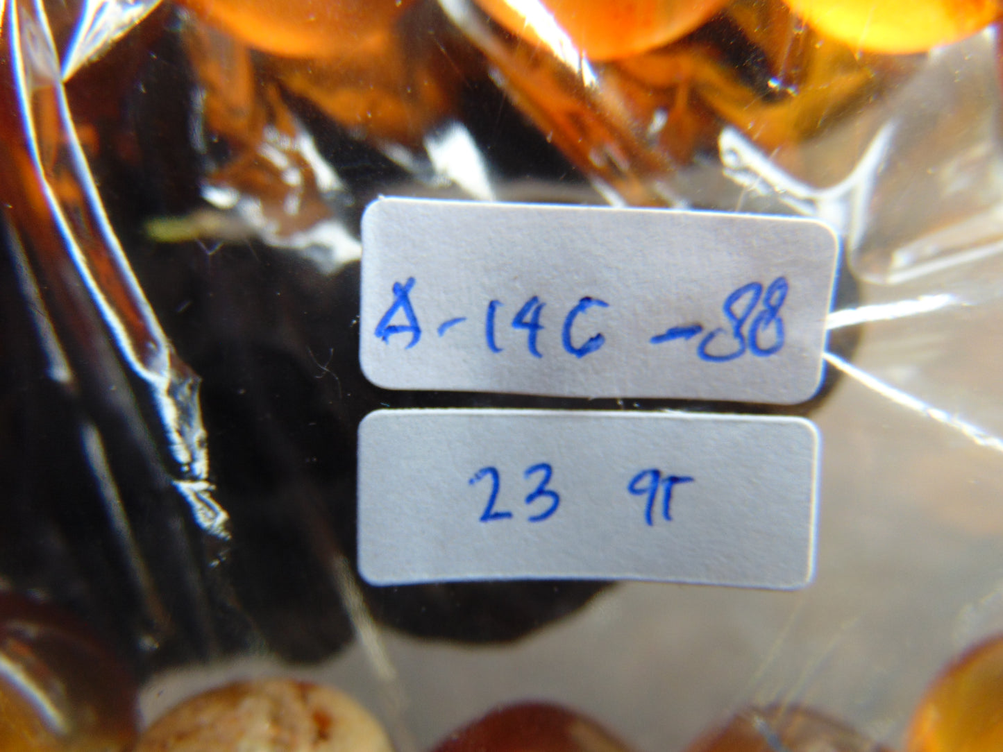 23 gram 14 Beads Mala Bracelet Indonesian amber 13x16 mm for Healing A14G88