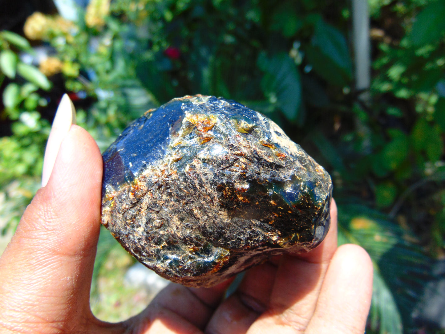 74 gram Rough Raw Indonesian Blue Amber for Healing AGRB39