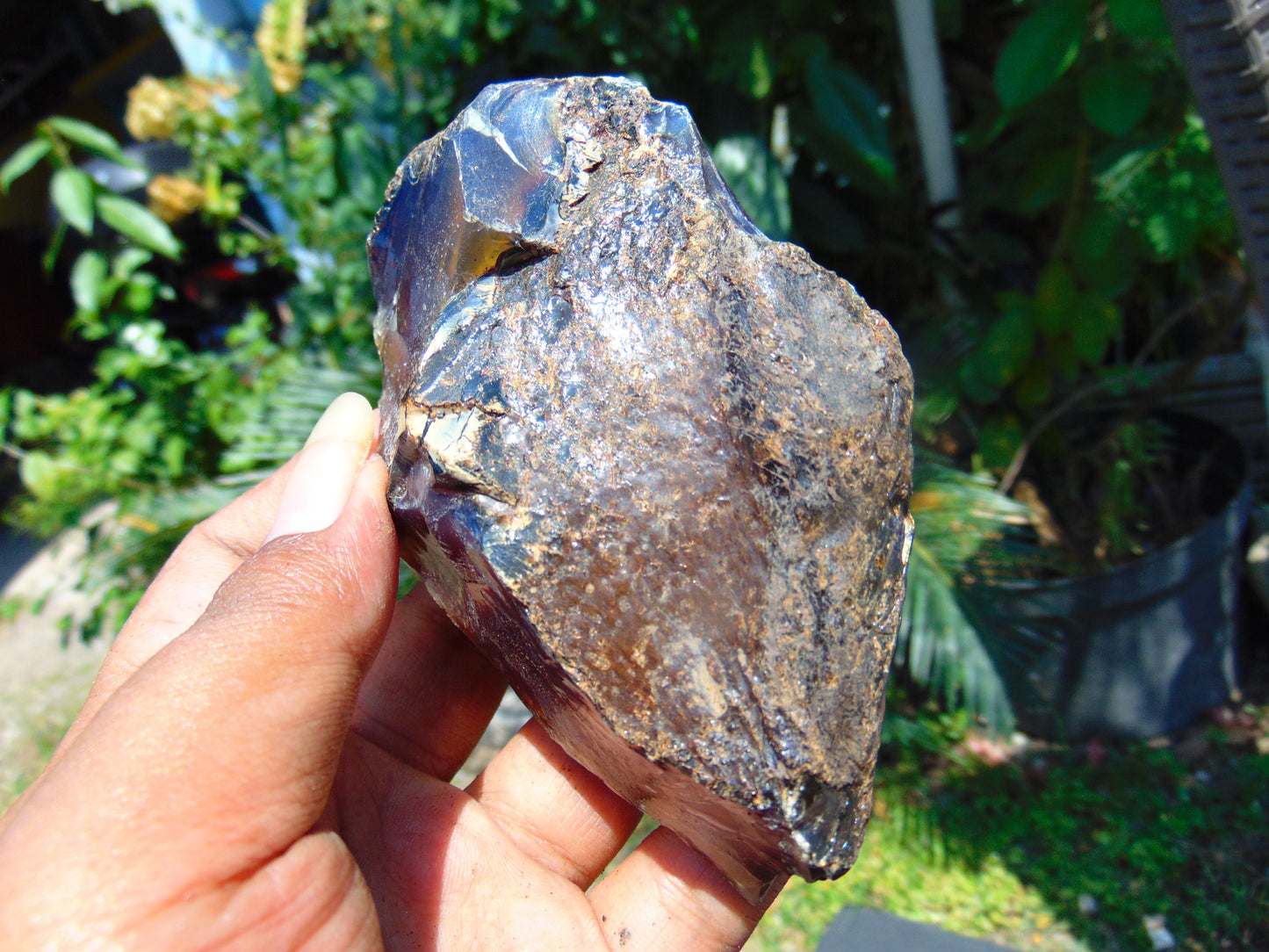 130 gram Rough Raw Indonesian Blue Amber for Healing AGRB26