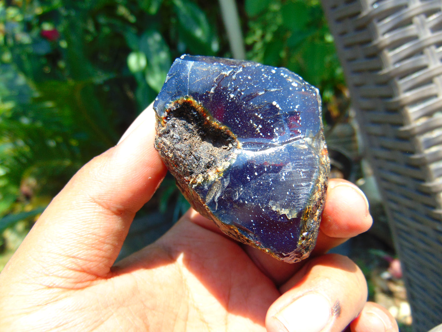 30 gram Rough Raw Indonesian Blue Amber for Healing AGRB44
