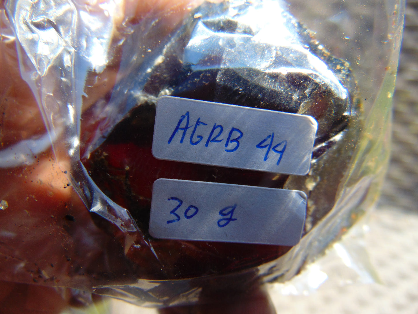 30 gram Rough Raw Indonesian Blue Amber for Healing AGRB44