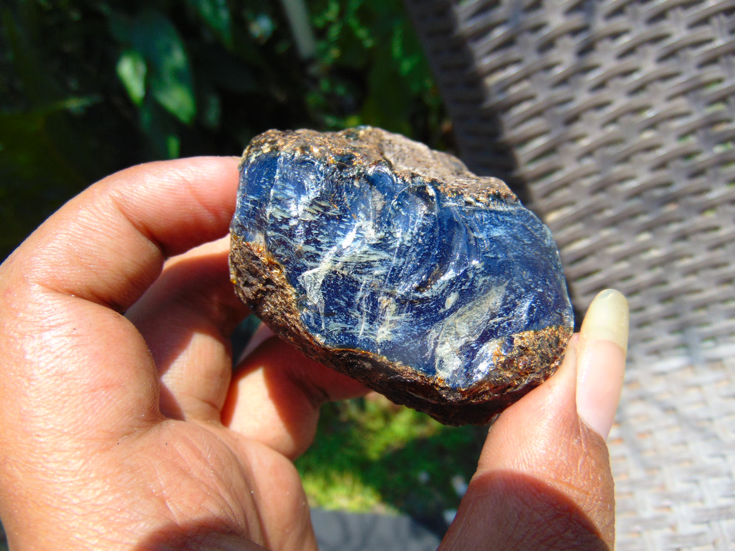 48 gram Rough Raw Indonesian Blue Amber for Healing AGRB101