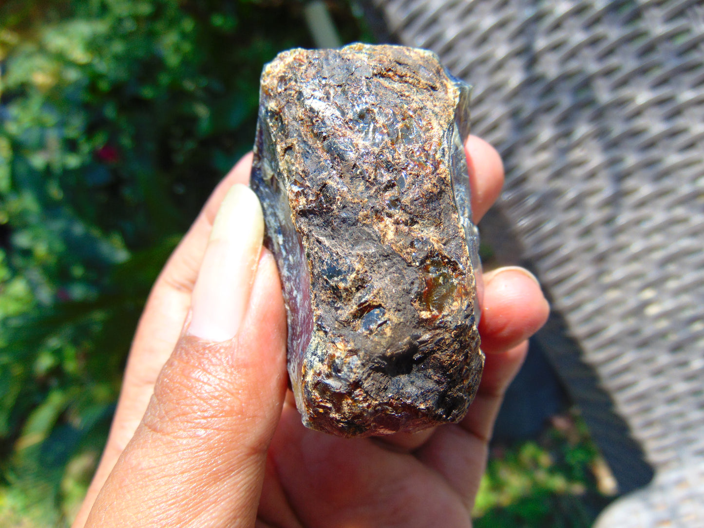 48 gram Rough Raw Indonesian Blue Amber for Healing AGRB101