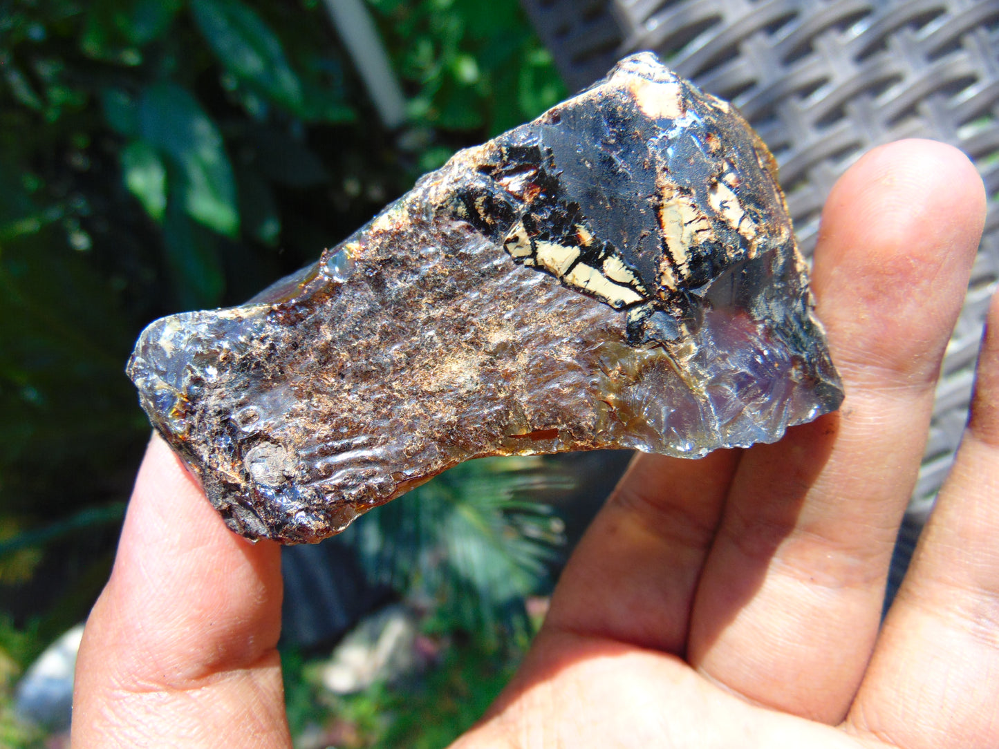 30 gram Rough Raw Indonesian Blue Amber for Healing AGRB18
