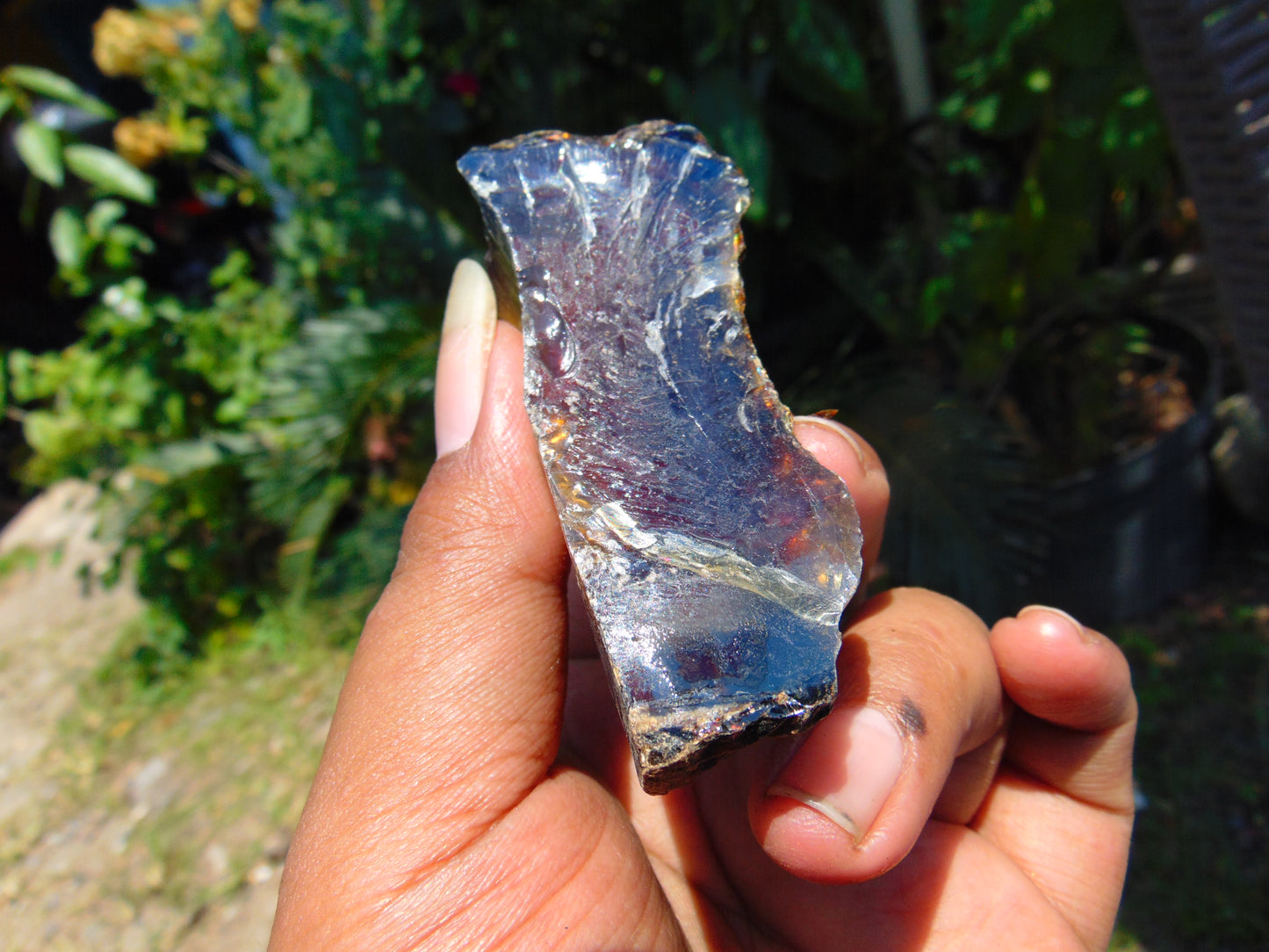 30 gram Rough Raw Indonesian Blue Amber for Healing AGRB18