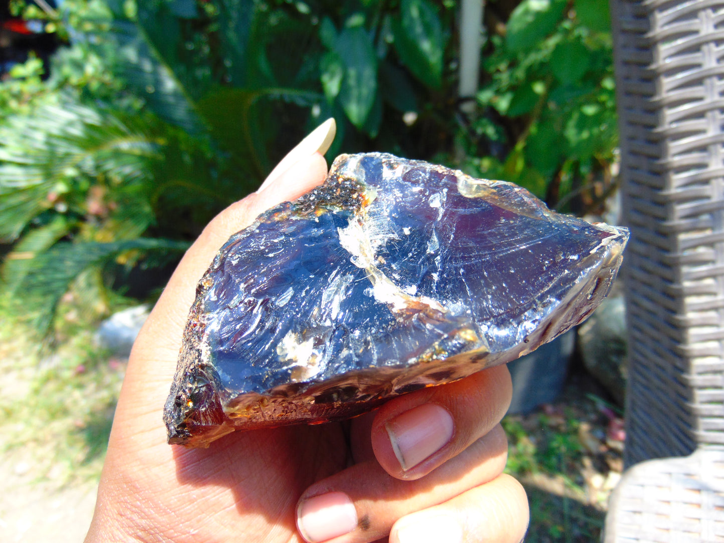 64 gram Rough Raw Indonesian Blue Amber for Healing AGRB90