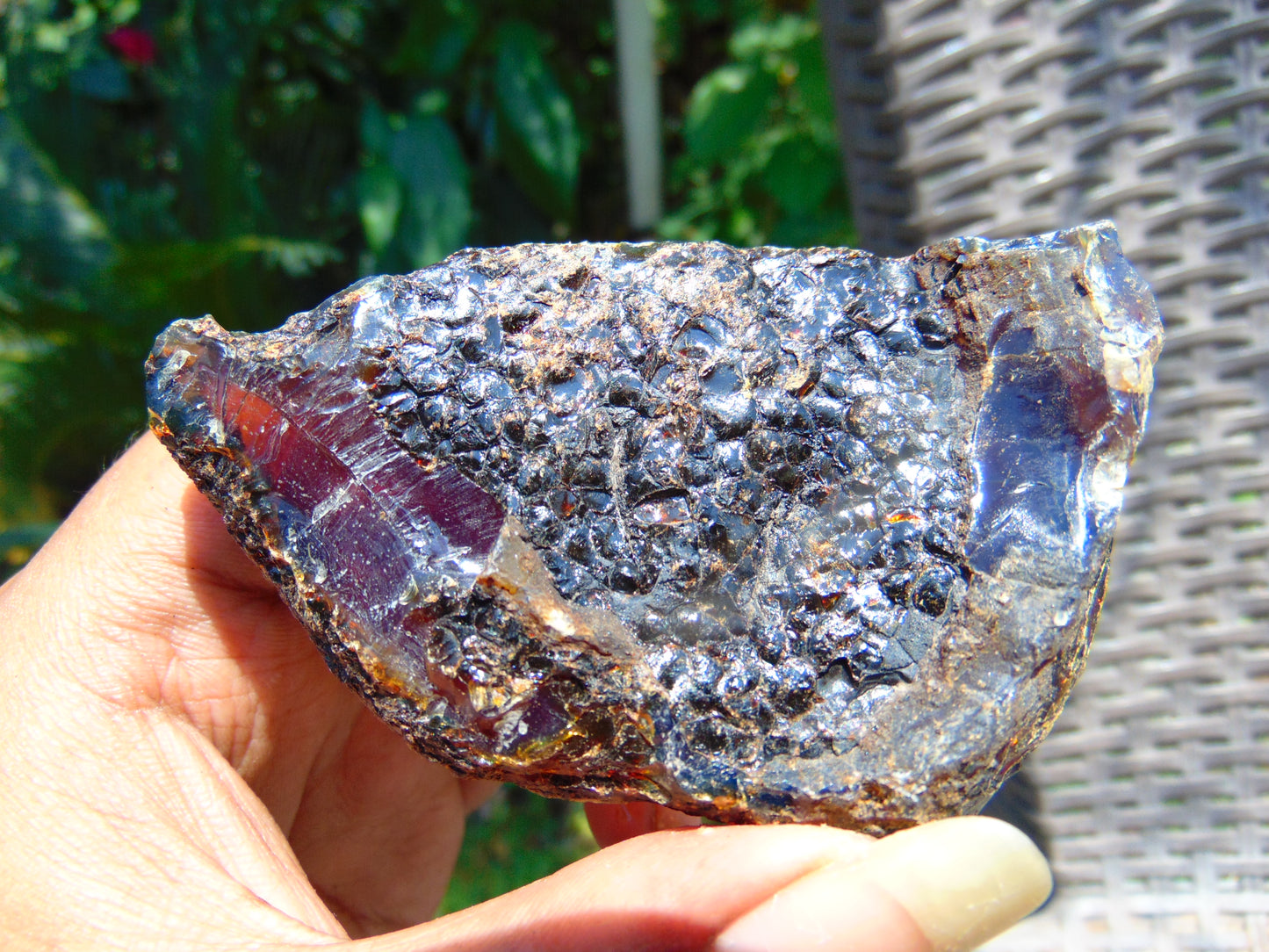 64 gram Rough Raw Indonesian Blue Amber for Healing AGRB90
