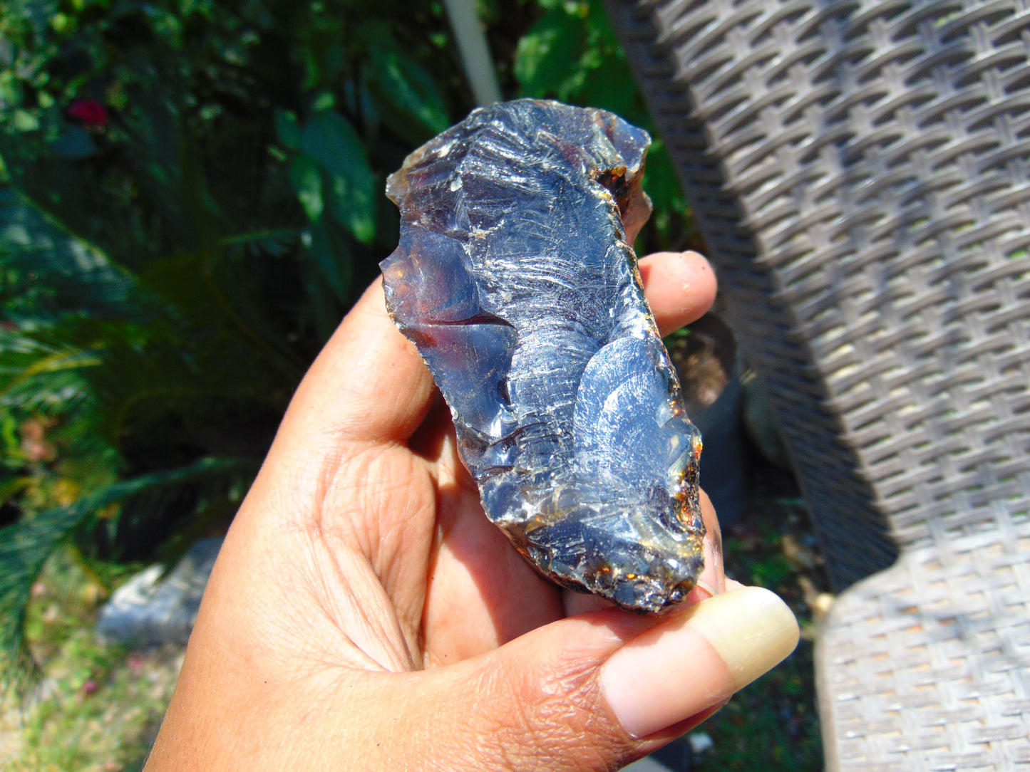 64 gram Rough Raw Indonesian Blue Amber for Healing AGRB90