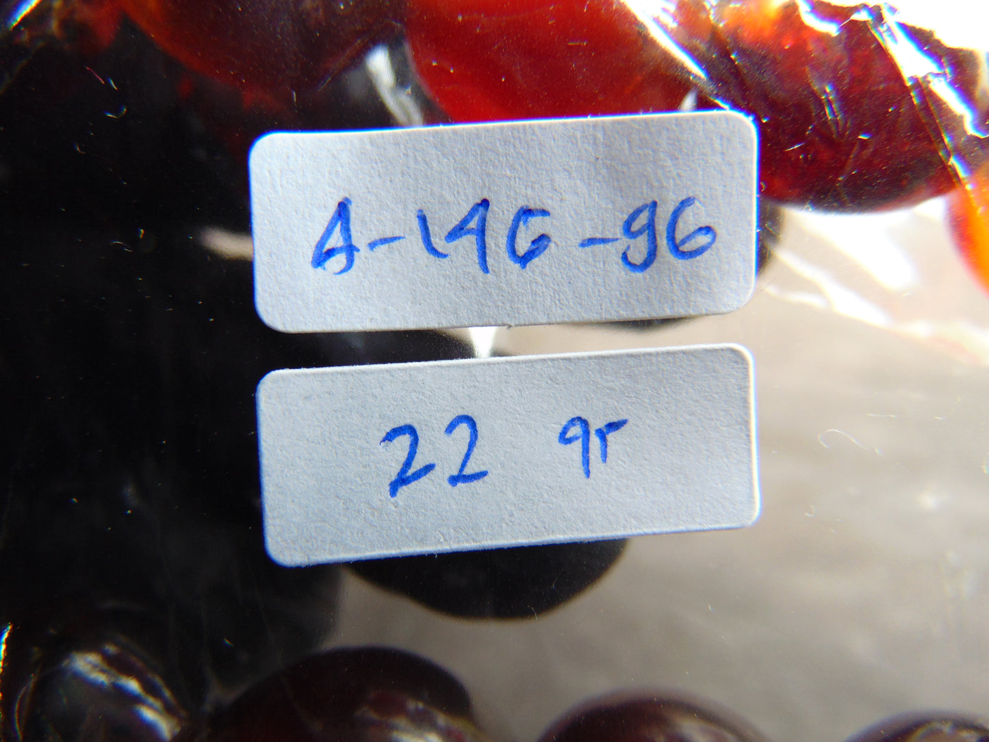 22 gram 14 Beads Mala Bracelet Indonesian amber 13x16 mm for Healing A14G96