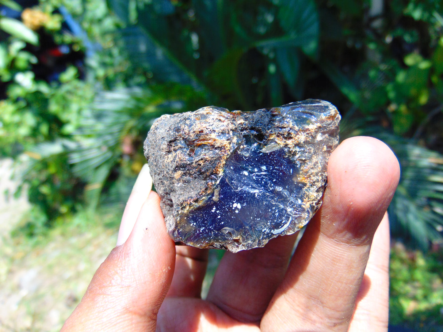 39 gram Rough Raw Indonesian Blue Amber for Healing AGRB37