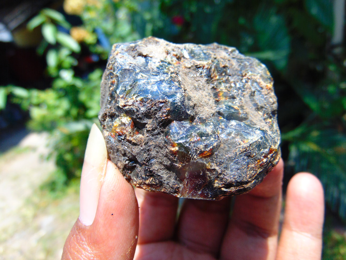 39 gram Rough Raw Indonesian Blue Amber for Healing AGRB37