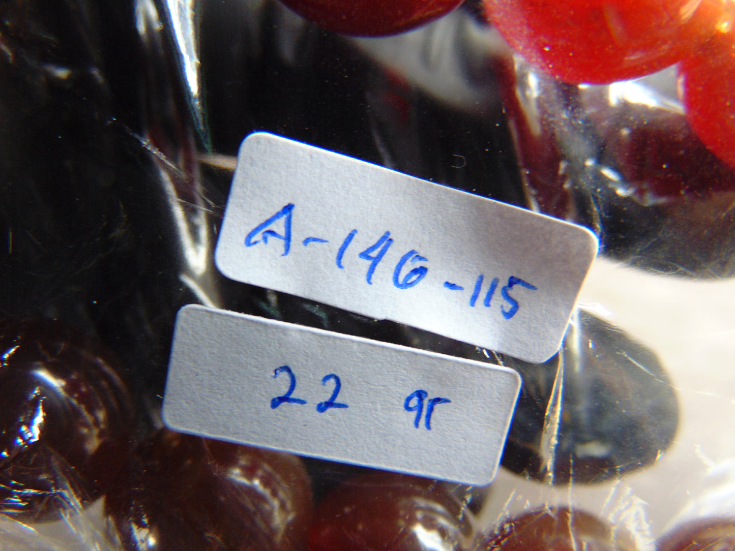 22 gram 14 Beads Mala Bracelet Indonesian amber 13x16 mm for Healing A14G115