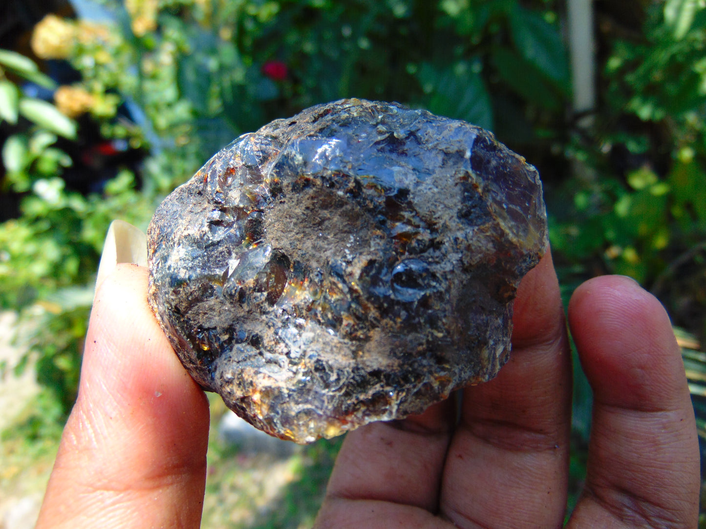 39 gram Rough Raw Indonesian Blue Amber for Healing AGRB37
