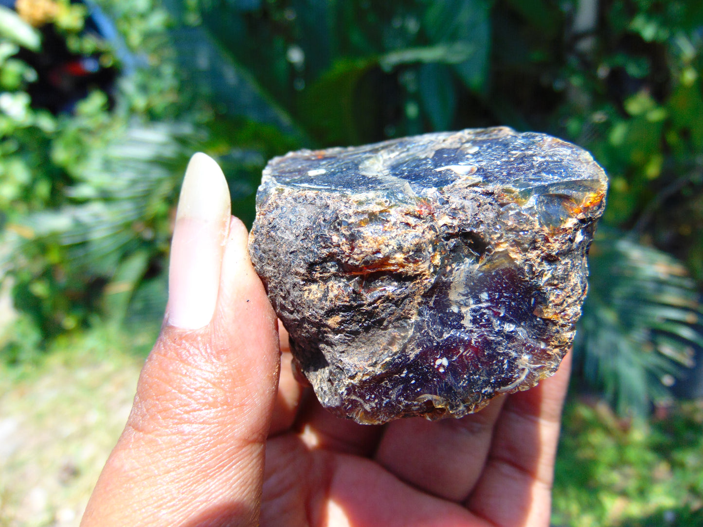 39 gram Rough Raw Indonesian Blue Amber for Healing AGRB37