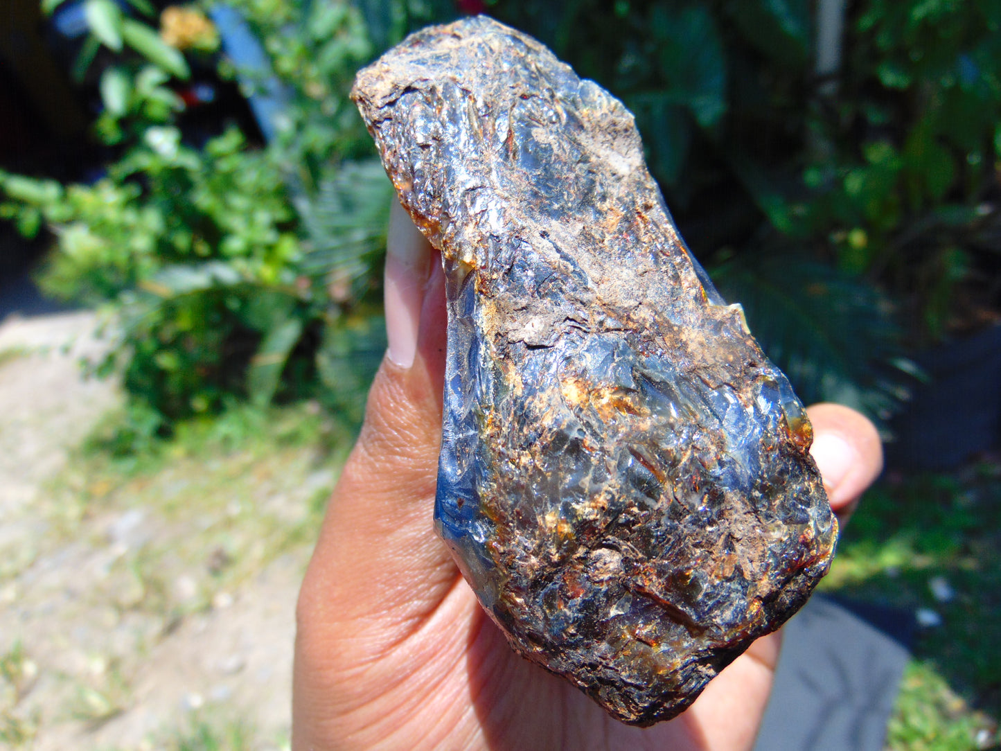 60 gram Rough Raw Indonesian Blue Amber for Healing AGRB42