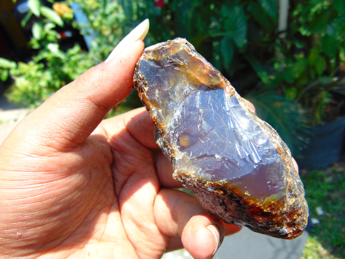 60 gram Rough Raw Indonesian Blue Amber for Healing AGRB42