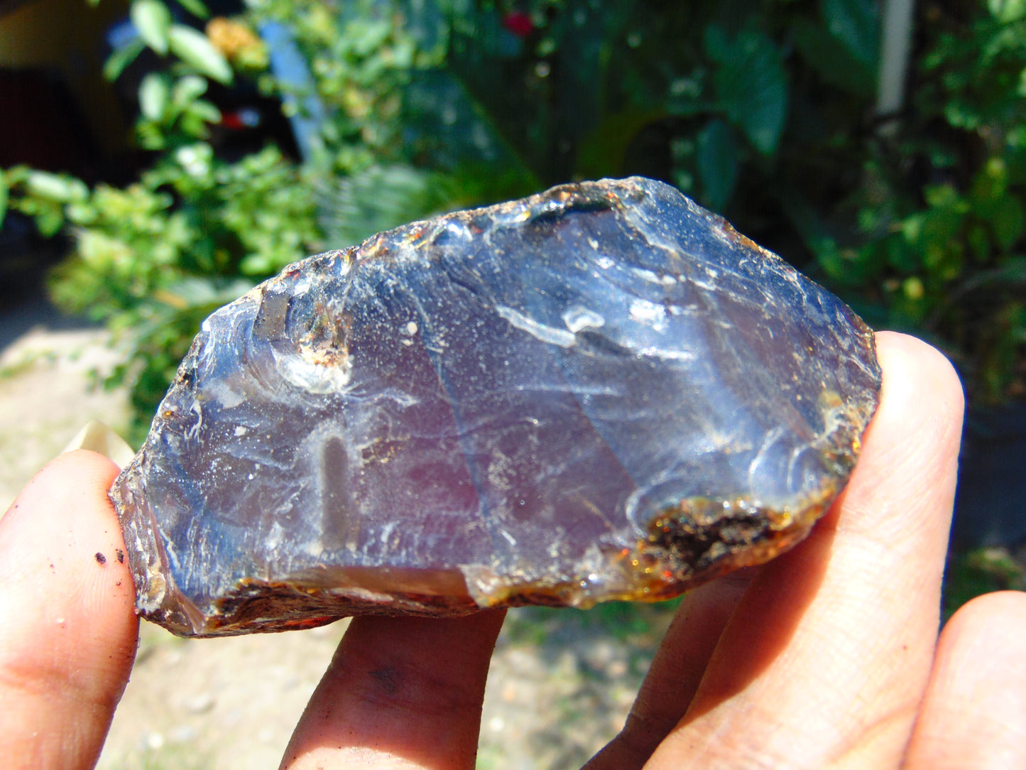 60 gram Rough Raw Indonesian Blue Amber for Healing AGRB42