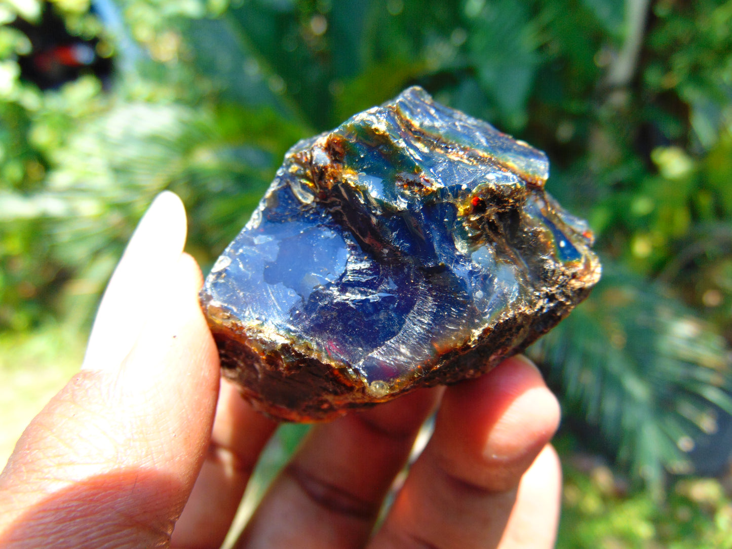 30 gram Rough Raw Indonesian Blue Amber for Healing AGRB95