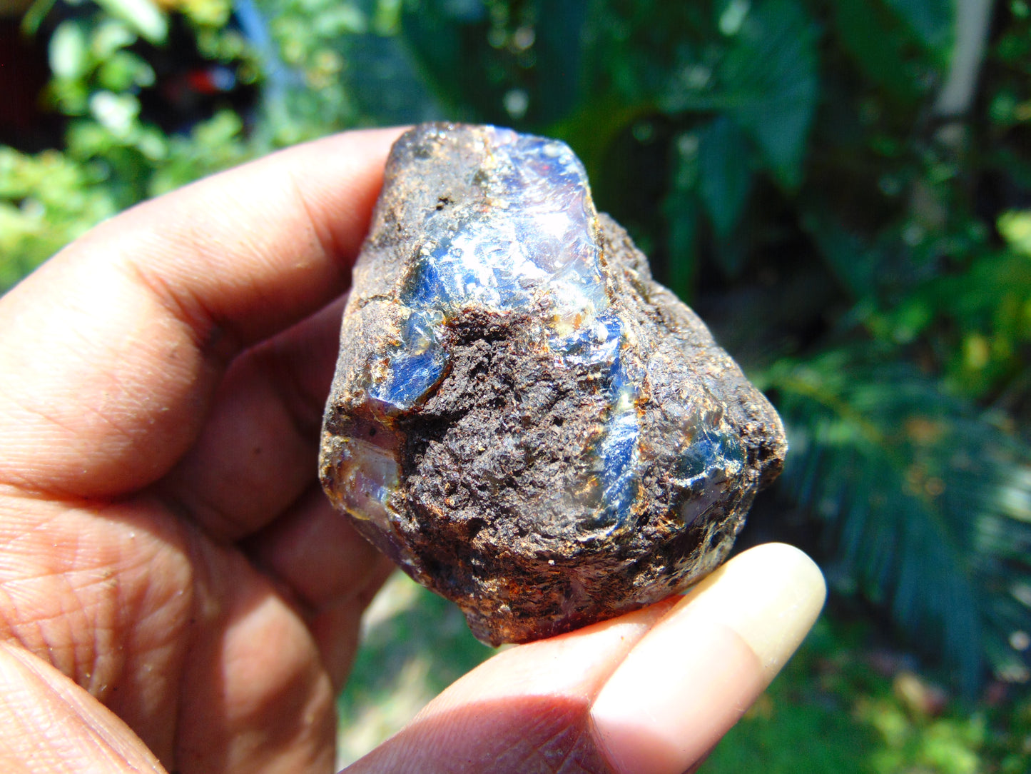 24 gram Rough Raw Indonesian Blue Amber for Healing AGRB41