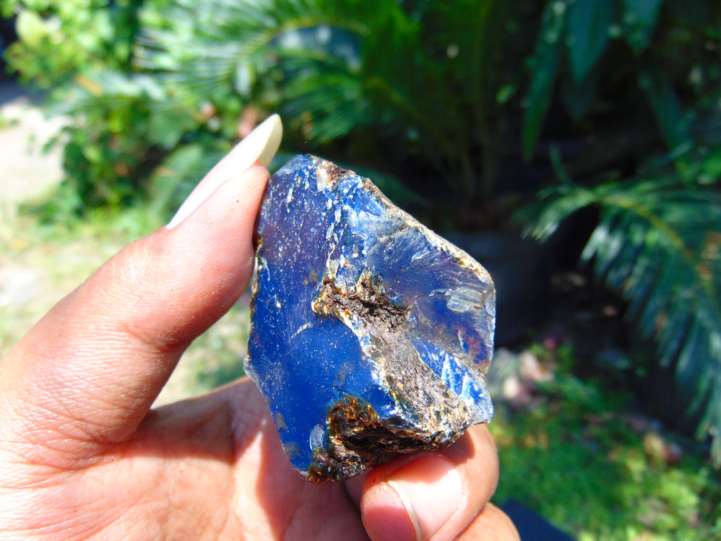 24 gram Rough Raw Indonesian Blue Amber for Healing AGRB41