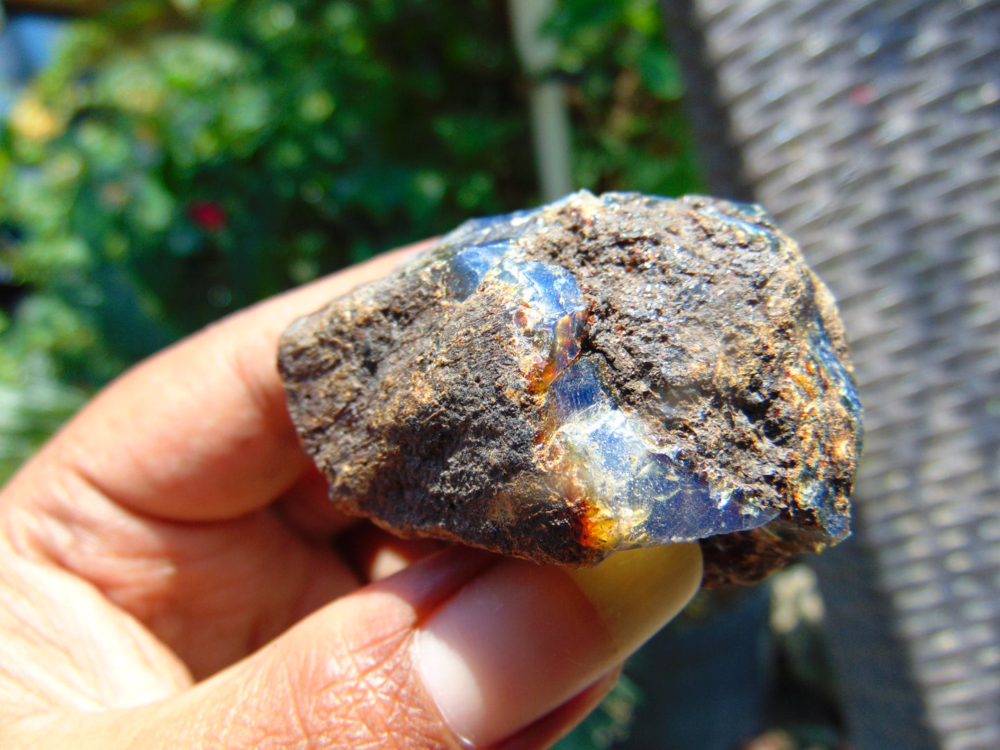 24 gram Rough Raw Indonesian Blue Amber for Healing AGRB41