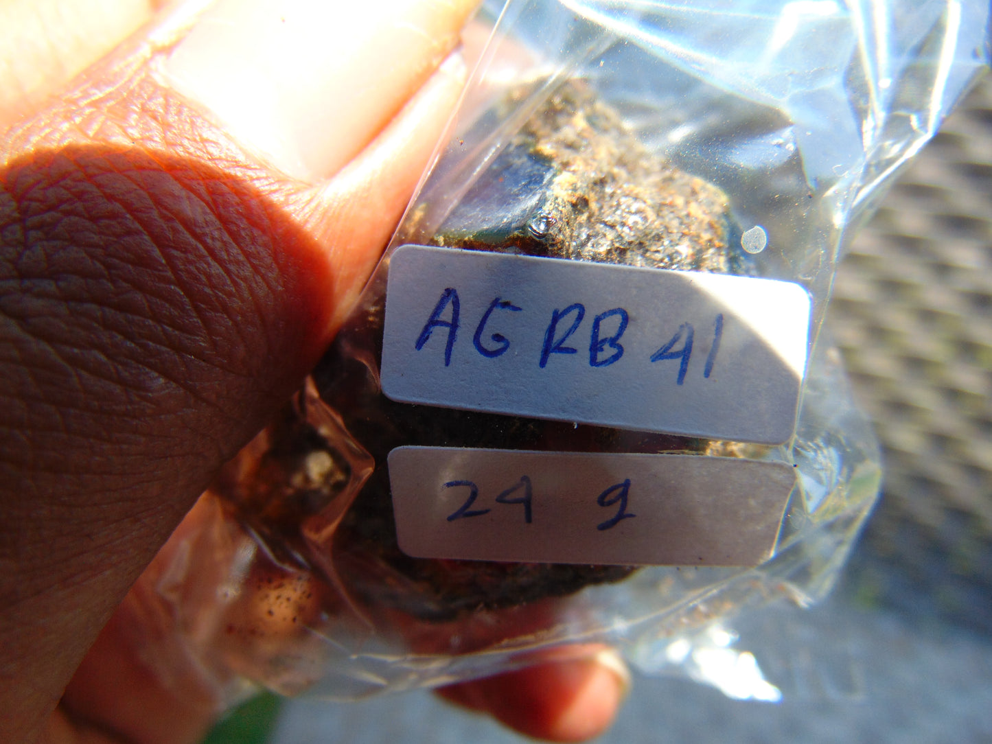 24 gram Rough Raw Indonesian Blue Amber for Healing AGRB41