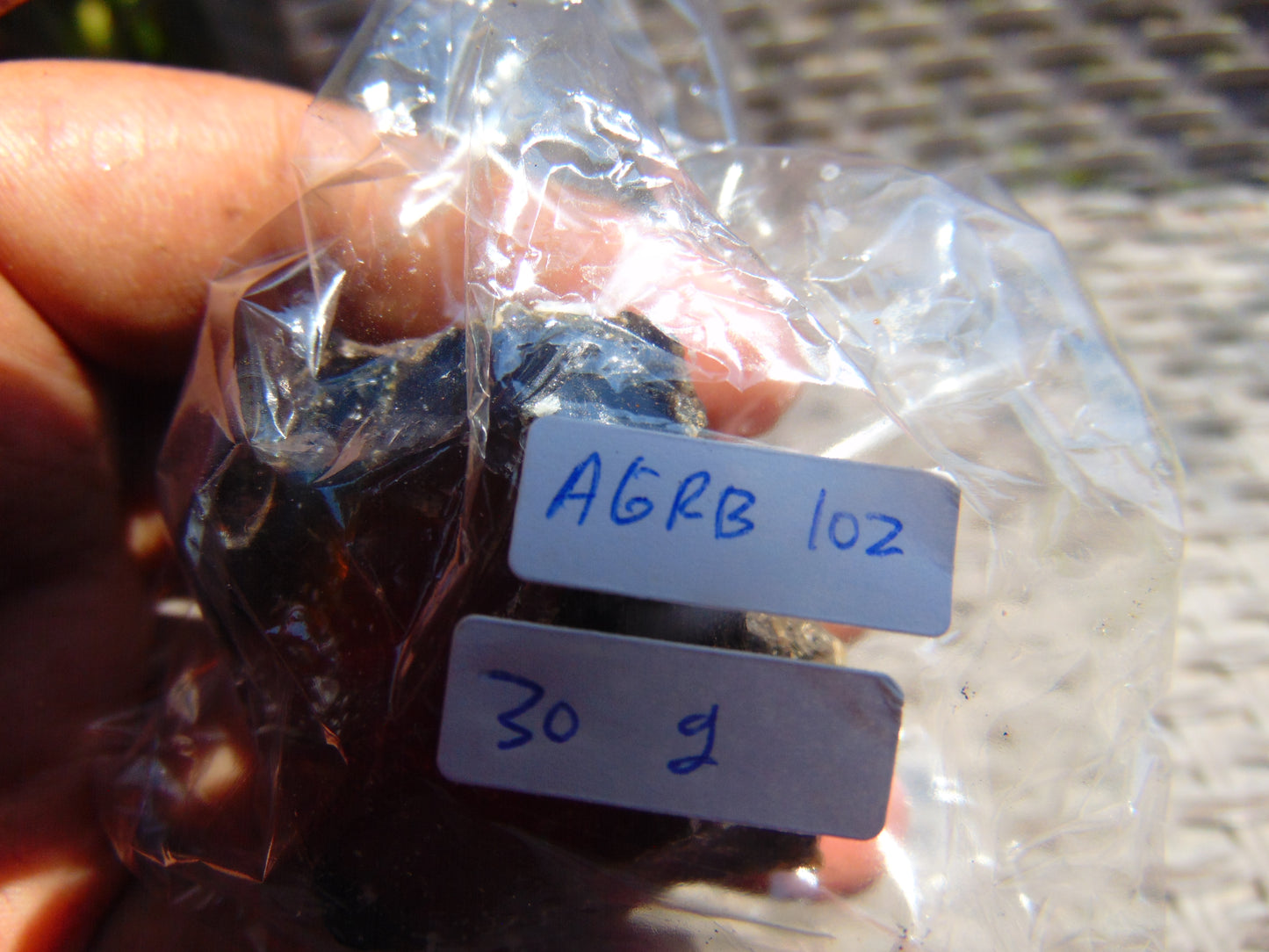 30 gram Rough Raw Indonesian Blue Amber for Healing AGRB102