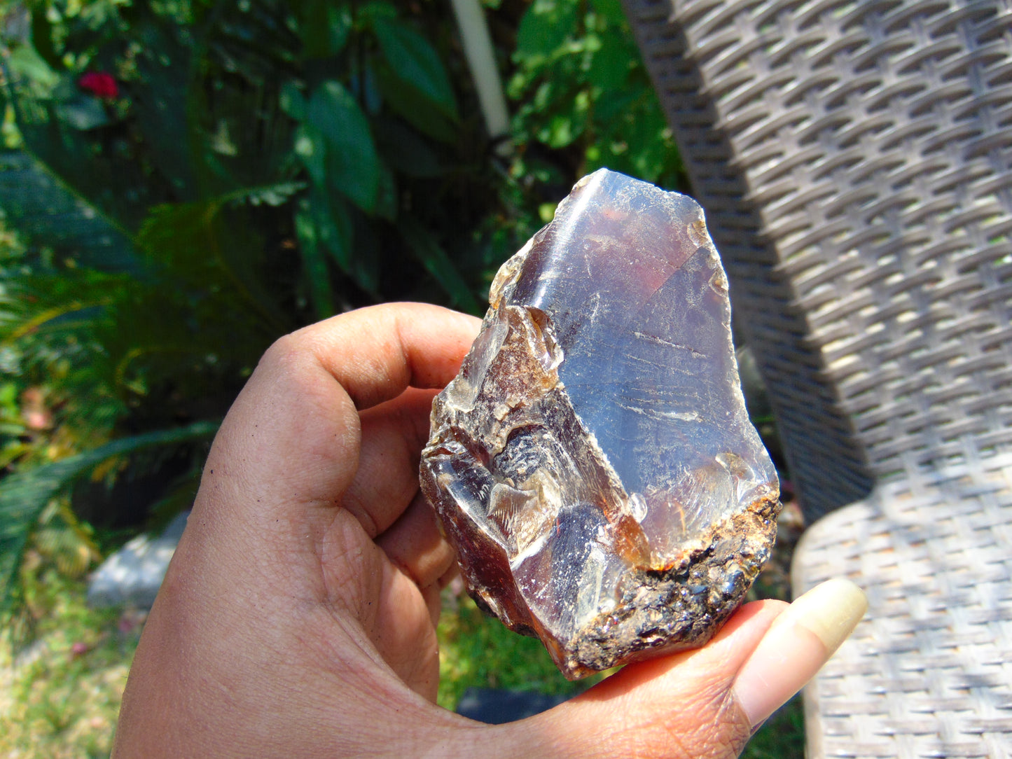 76 gram Rough Raw Indonesian Blue Amber for Healing AGRB38