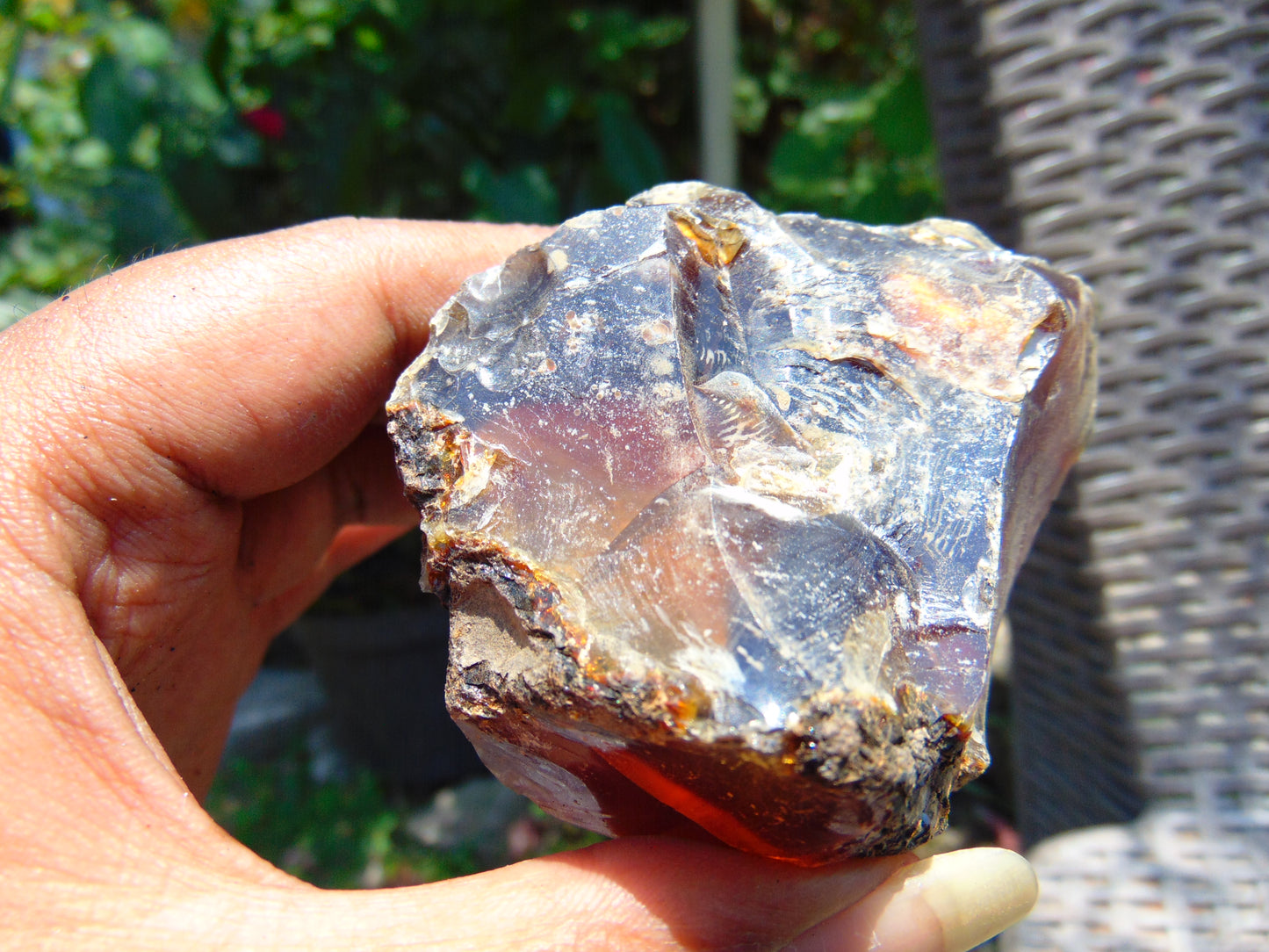 76 gram Rough Raw Indonesian Blue Amber for Healing AGRB38