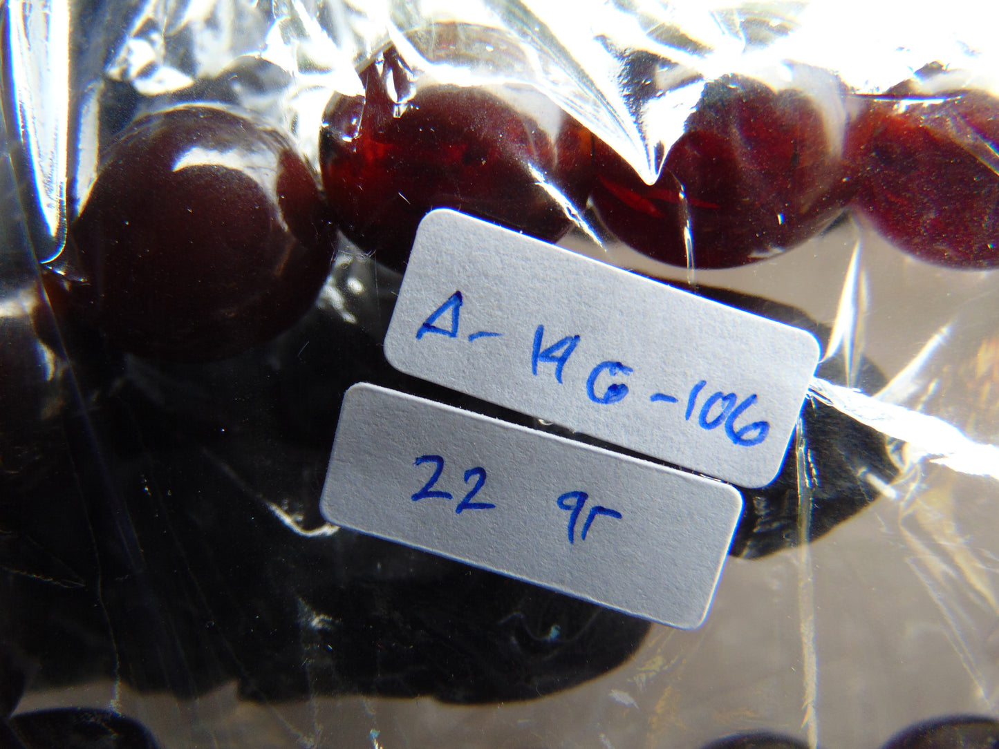 22 gram 14 Beads Mala Bracelet Indonesian amber 13x16 mm for Healing A14G106