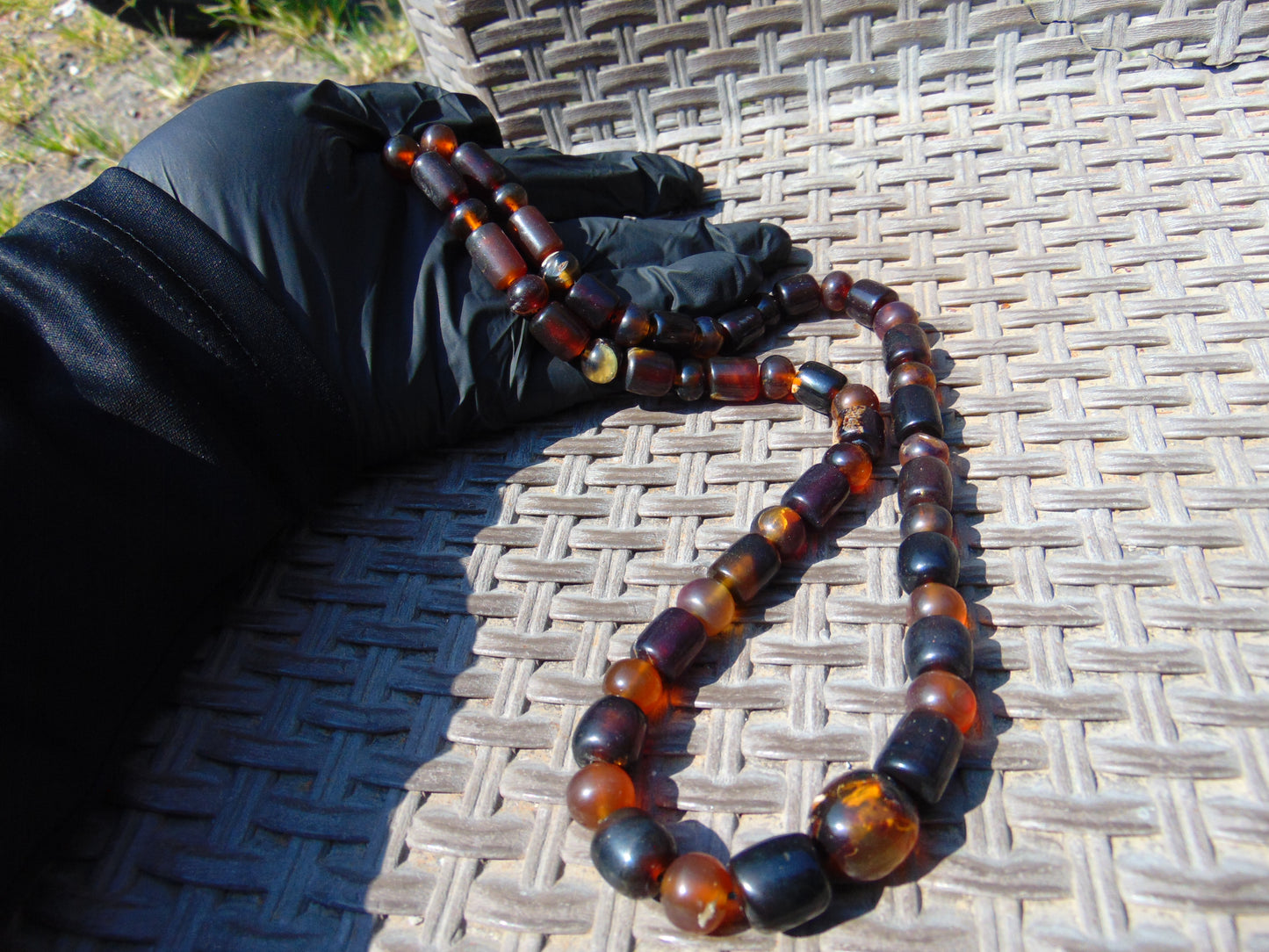 63 gr Beads Combination Necklace Indonesian Amber for Healing NC49