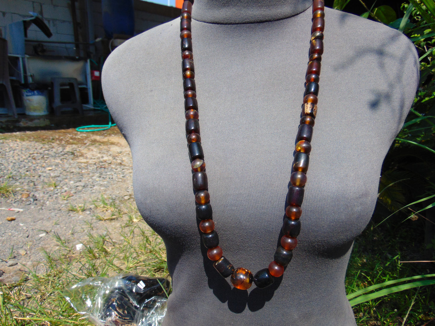 63 gr Beads Combination Necklace Indonesian Amber for Healing NC49