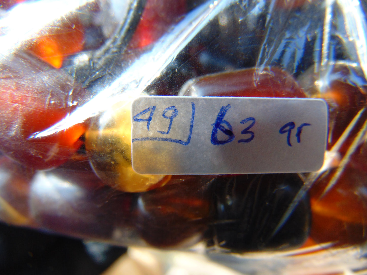 63 gr Beads Combination Necklace Indonesian Amber for Healing NC49