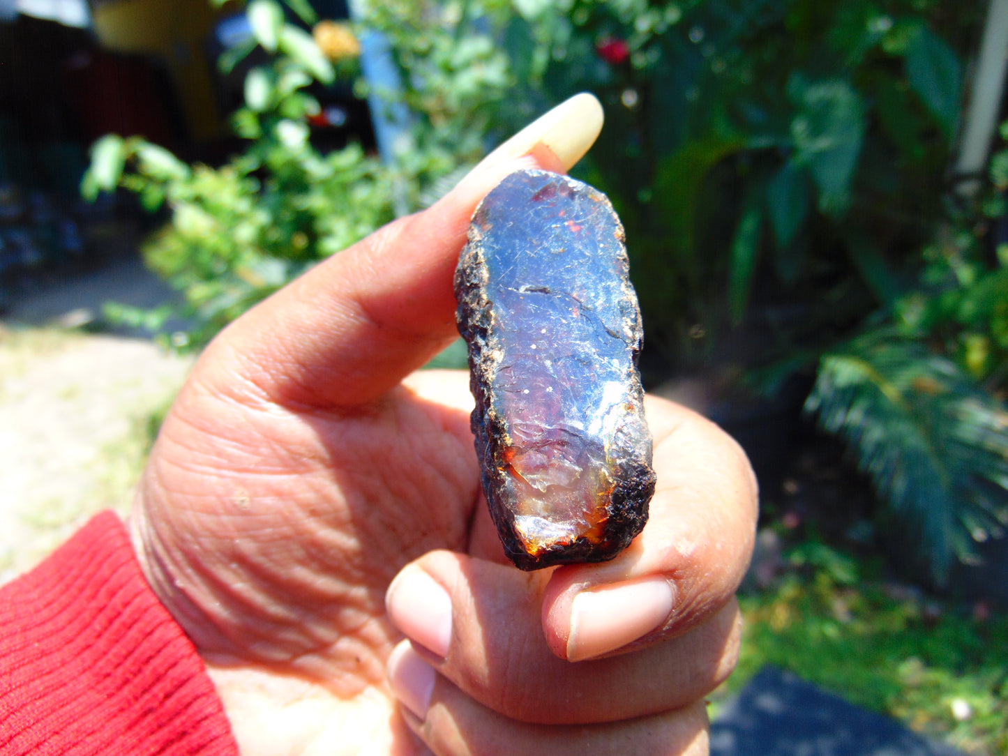 10 gram Rough Raw Indonesian Blue Amber for Healing AGRB48