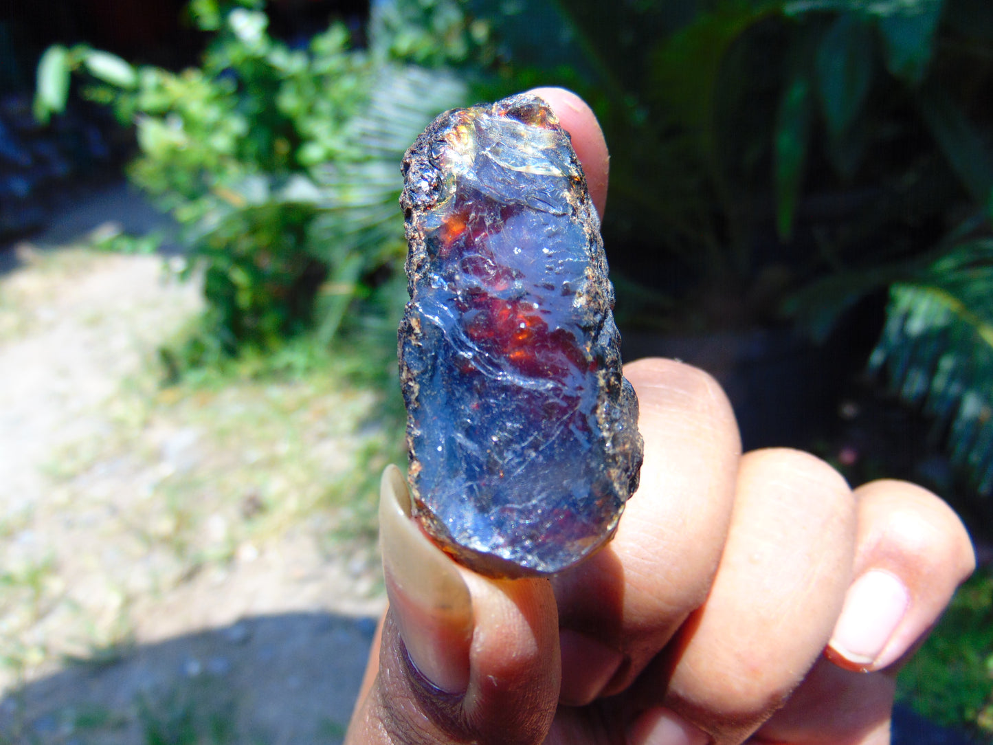 10 gram Rough Raw Indonesian Blue Amber for Healing AGRB48