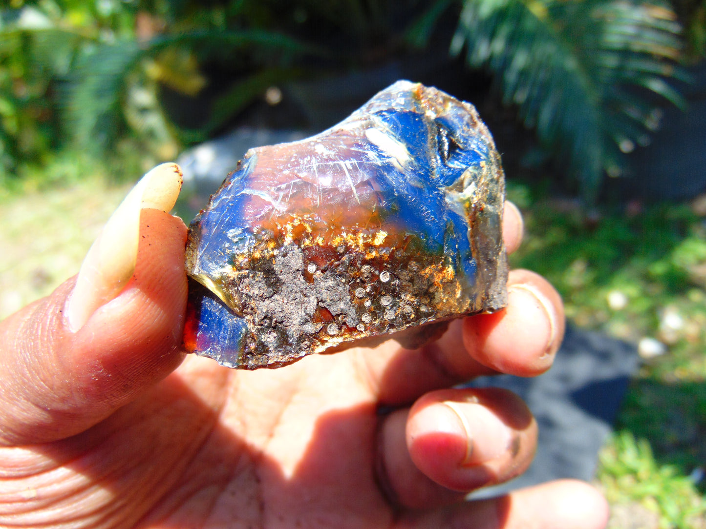 12 gram Rough Raw Indonesian Blue Amber for Healing AGRB47