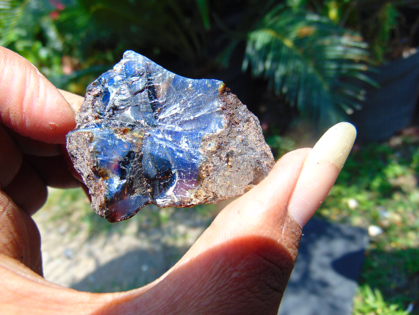 12 gram Rough Raw Indonesian Blue Amber for Healing AGRB47